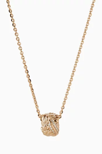 Intreccio Pendant Necklace in 18kt Gold-plated Silver