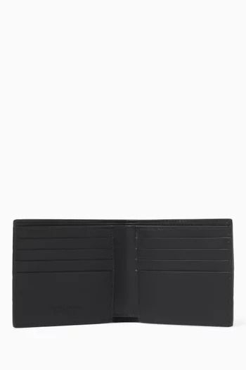 Bi-Fold Wallet in Intrecciato Leather