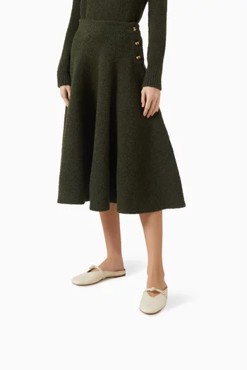 Rosa Mary Jane Ballet Flats in Leather