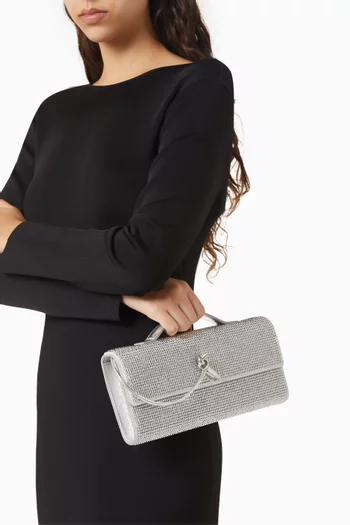 Andiamo Embellished Clutch in Leather