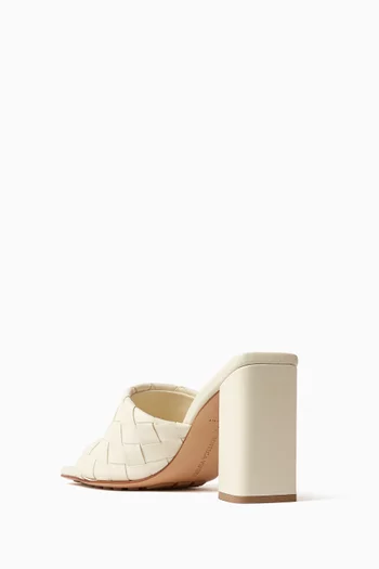 Parco Mules in Intrecciato Leather