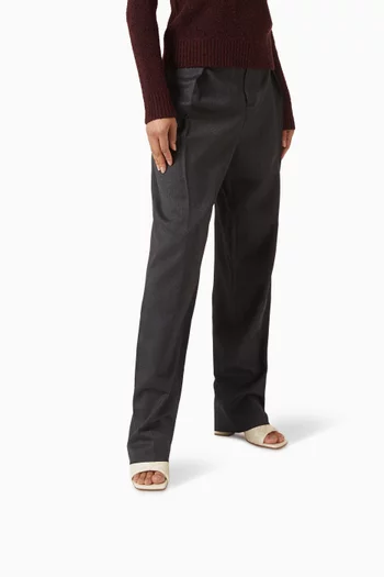 Parco Mules in Intrecciato Leather