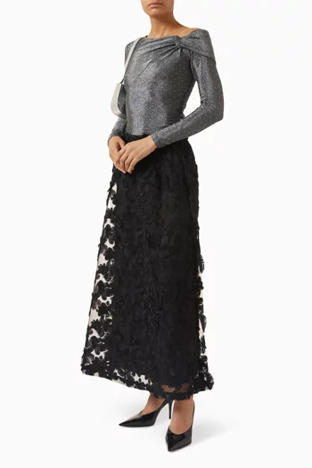 تنورة ياسكارلي دانتيل