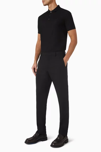 Slim Fit Polo Shirt in Cotton