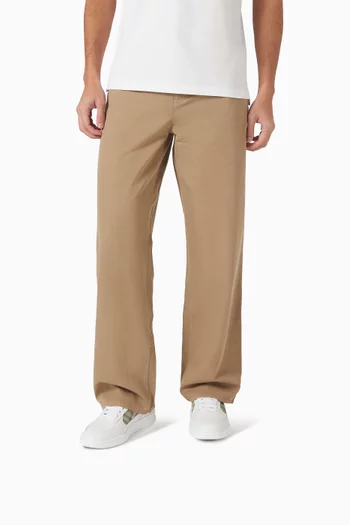 Check Terrace Sneakers in Leather