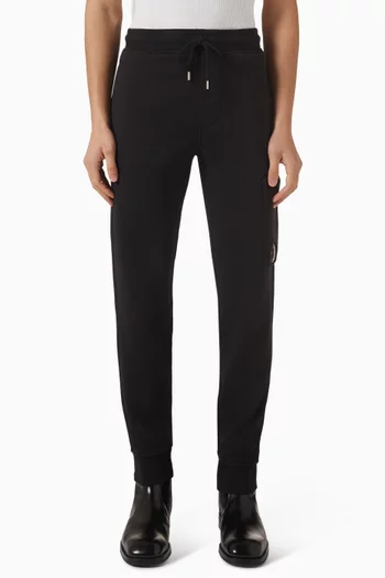 Diagonal Lens Sweatpants in Cotton Fleece