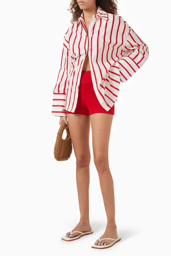 Sol Knit Shorts in Viscose Blend