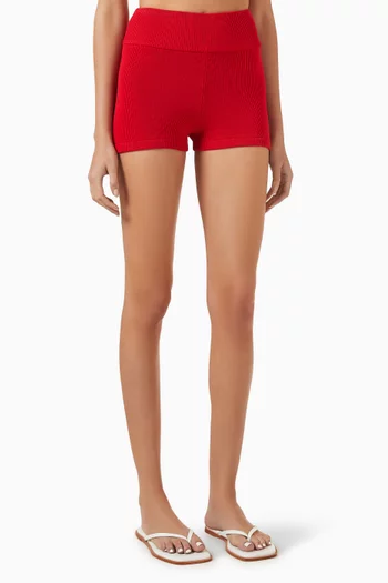 Sol Knit Shorts in Viscose Blend