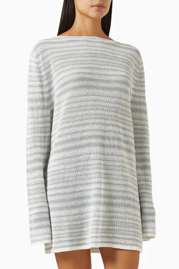 Aura Mini Dress in Linen