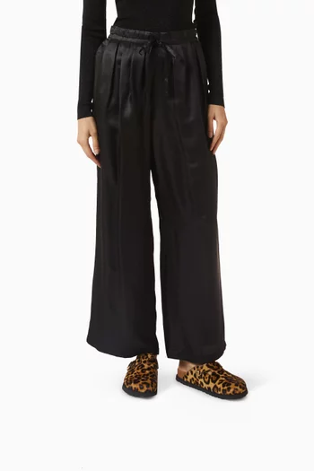 حذاء بوسطن مفتوح من الخلف بإبزيم كبير شعر مهر بنقشة جلد الفهد