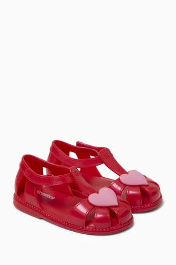 حذاء باليرينا بحلية قلب