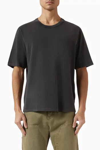 تي شيرت بارز الملمس قطن