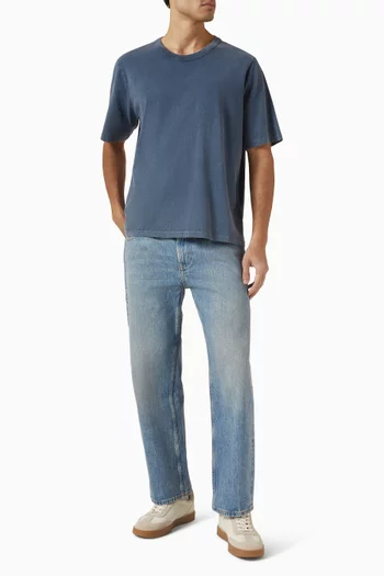 تي شيرت بارز الملمس قطن