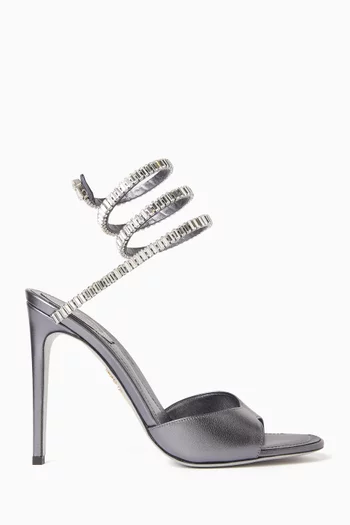 Spark 105 Sandals in Metallic Leather