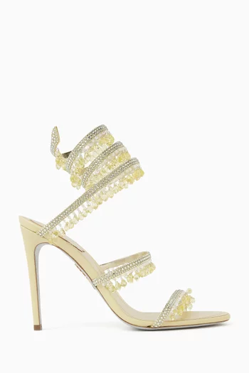 Chandelier 105 Sandals in Leather