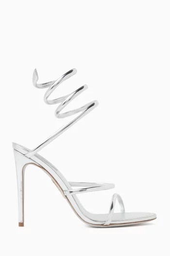 Cleo 105 Sandals in Metallic Leather