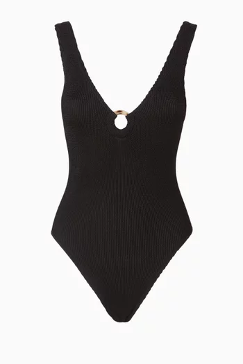 Ring Mara One-piece Swimsuit in The Authentic Crinkle™