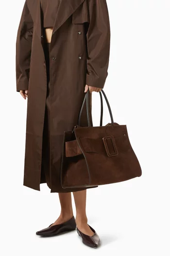 Bobby Tote Bag in Suede