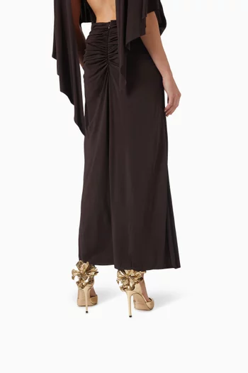 Marja 100 Pumps in Metallic Leather