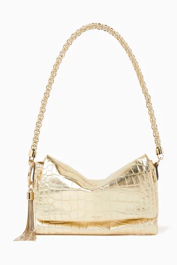 Callie Flap Shoulder Bag in Leather