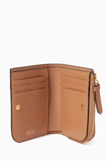 محفظة دي إم صغيرة بسحّاب جلد