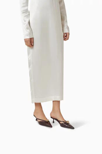 Sana 50 Mules in Leather