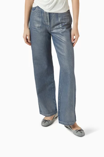 حذاء كلاسيك باليرينا سكارليت دينم