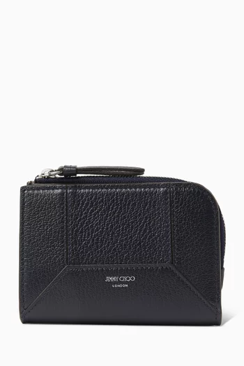 محفظة دي إم صغيرة بسحّاب جلد