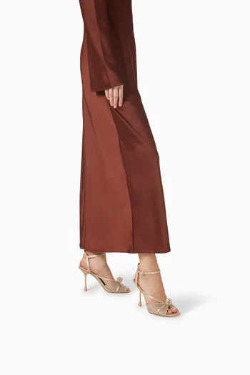 Sarai 95 Sandals in Satin