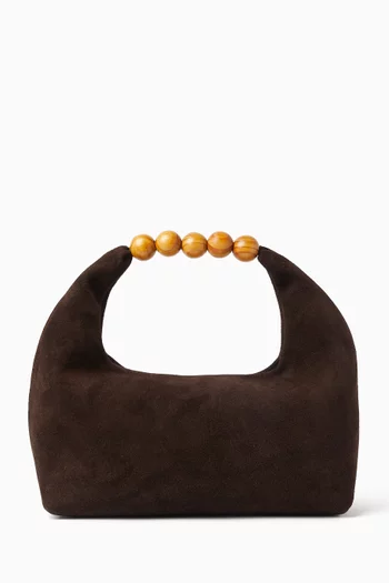 Janine Tote Bag in Suede