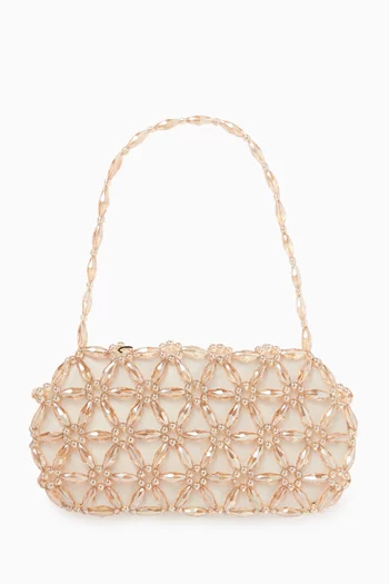 Leslie Bead-embellished Shoulder Bag