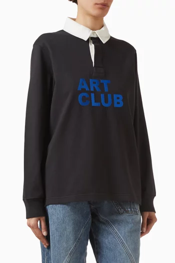 تي شيرت بولو بعبارة ART CLUB جيرسيه