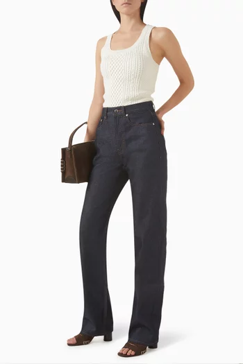 Straight-leg Jeans in Denim