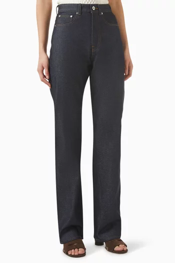 Straight-leg Jeans in Denim