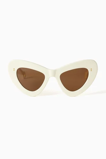 Butterfly Cat-eye Sunglasses in Acetate
