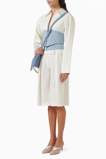 Double Waisted Bermuda Shorts