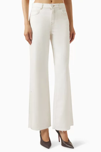 Wide-leg Jeans in Denim