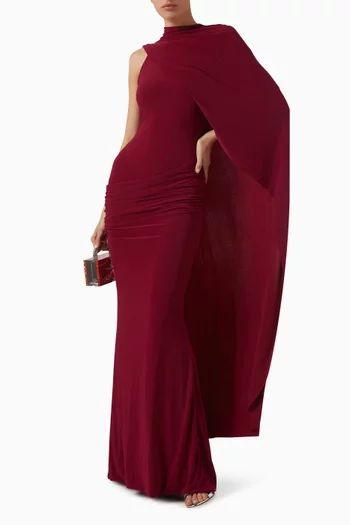 فستان ميف بكاب درابيه جيرسيه