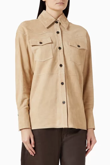 Imani Jacket in Lamb Suede