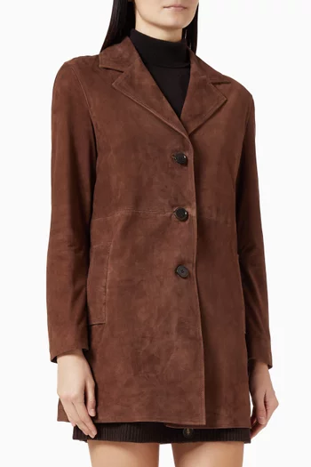 Joni Jacket in Goat Suede