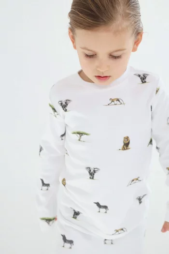 Safari Pyjama Set in Bamboo & Cotton