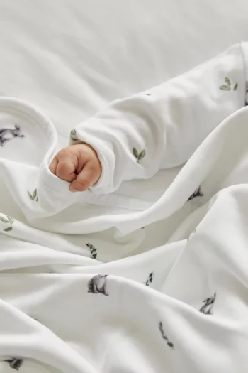 بطانية للأطفال الرضع بنقشة كوالا قطن وبامبو