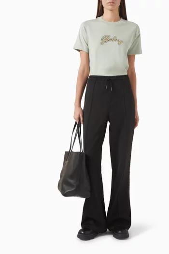 Frankie Embroidered T-shirt in Cotton