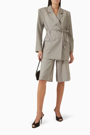 Gaia Blazer & Shorts Set