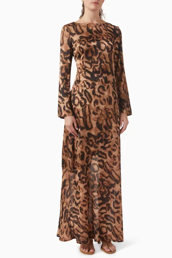 Zali Maxi Dress in Georgette