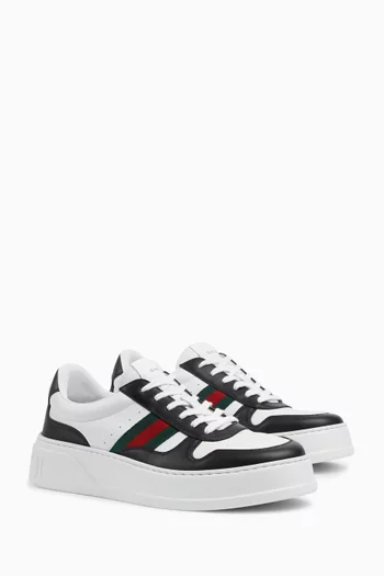 Chunky Sneakers in Leather