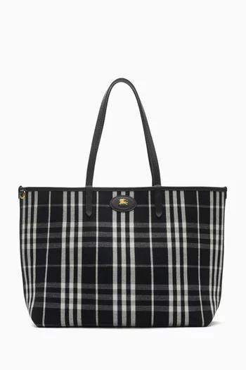 Medium Bloomsbury Reversible Tote Bag in Grainy Leather