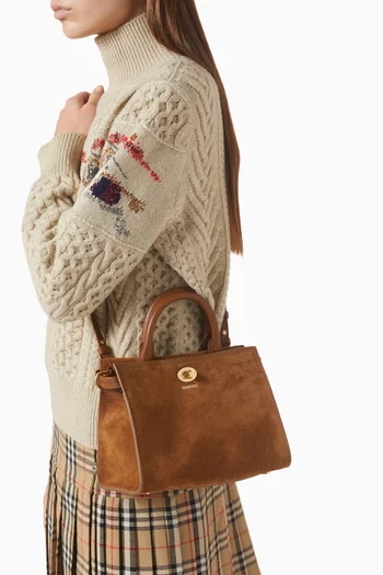 Mini Cotswolds Tote Bag in Suede