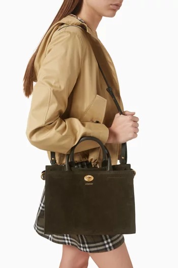 Small Cotswolds Tote Bag in Suede