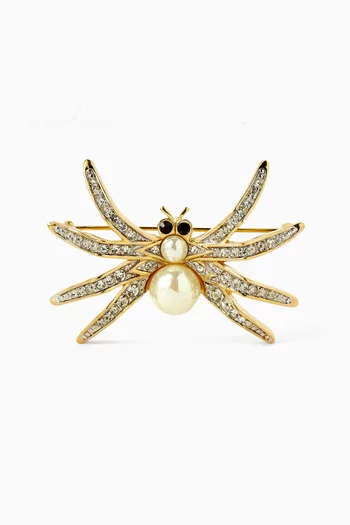 1980s Vintage Spider Brooch